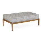 Perrine Wood Cocktail Table // Rectangular