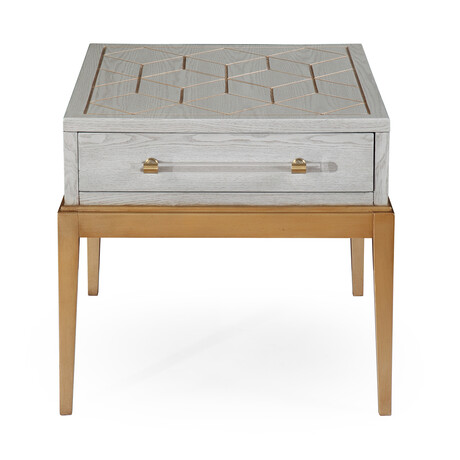 Perrine Wood End Table // Rectangular