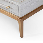 Perrine Wood Cocktail Table // Rectangular