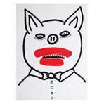 Keith Haring // The Story of Red and Blue #3 // 1989