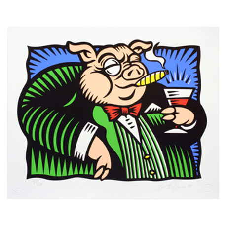 Burton Morris // Pig // 1997