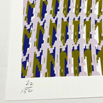 Jonathan Borofsky // Human Structures and the Light of Consciousness for Obama from the Artist for Obama Portfolio // 2008