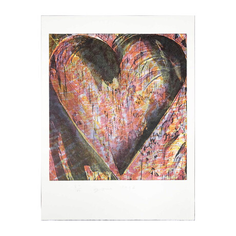 Jim Dine // Heart for BAM // 1996