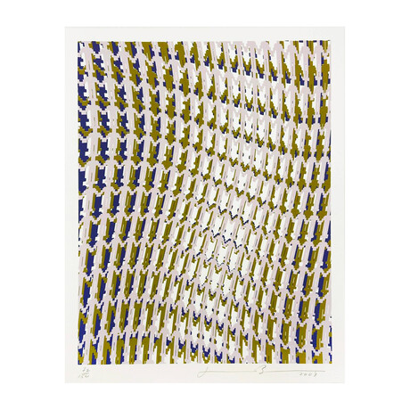 Jonathan Borofsky // Human Structures and the Light of Consciousness for Obama from the Artist for Obama Portfolio // 2008