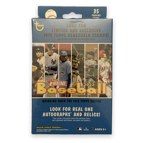 2022 Topps Heritage Baseball Hanger Box // Sealed Box Of Cards
