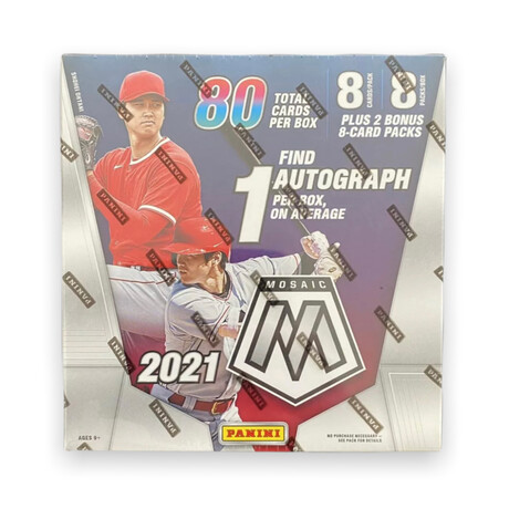 2021 Panini Mosaic Baseball Mega Box // Sealed Box Of Cards