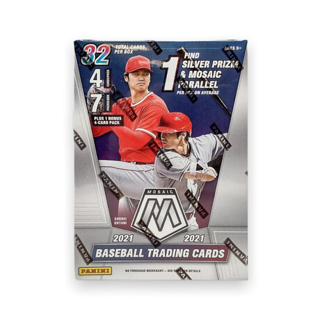 2021 Panini Mosaic Baseball Blaster Box // Sealed Box Of Cards