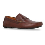 The Navigator Leather Penny Loafer // Bourbon (US Men's Size 8)