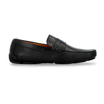 The Navigator Leather Penny Loafer // Obsidian (US Men's Size 8)