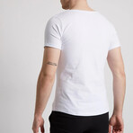 Henry Slim Fit Short Sleeve T-Shirt // White (M)