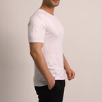 Isaac Slim Fit Short Sleeve T-Shirt // White (M)