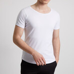 Henry Slim Fit Short Sleeve T-Shirt // White (M)