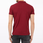 Eric Slim Fit Short Sleeve Polo Shirt // Burgundy (S)