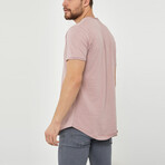 Andy Slim Fit Scoop Neck Short Sleeve T-Shirt // Powder (S)