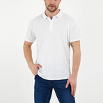 Dale Slim Fit Short Sleeve Polo Shirt // White (S)