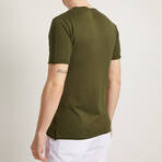 Joseph Slim Fit Short Sleeve T-Shirt // Olive (S)