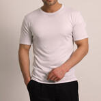 Isaac Slim Fit Short Sleeve T-Shirt // White (M)