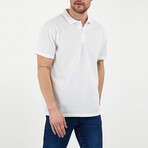 Dale Slim Fit Short Sleeve Polo Shirt // White (S)