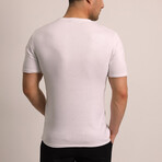 Isaac Slim Fit Short Sleeve T-Shirt // White (M)