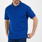 Blake Slim Fit Short Sleeve Polo Shirt // Sax Blue (M)