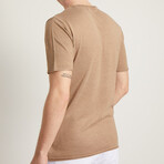 Carter Slim Fit Short Sleeve T-Shirt // Mink (S)