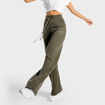 Women's Luxe Wide Leg Pants // Olive (X-Small)