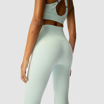 Women's Infinity Cropped 7/8 leggings // Blue Glass (Small)