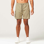 Code 2-in-1 Cargo Shorts // Cobblestone (Small)