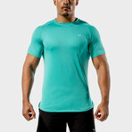 Core Mesh Tee // Aqua (Small)