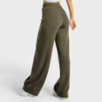 Women's Luxe Wide Leg Pants // Olive (X-Small)