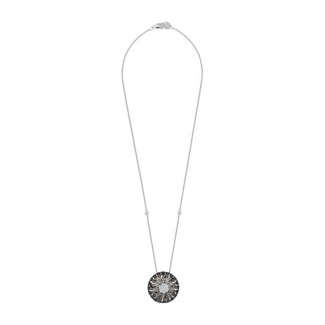 18K White Gold Diamond Necklace // 20" // Store Display