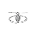 Incontri 18K White Gold Diamond Ring // Ring Size: 6.5 // Store Display