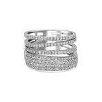 Euforia S 18k White Gold Diamond Ring // Ring Size: 6.75 // Store Display
