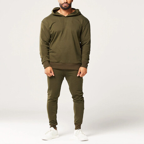 Code Urban Hoodie // Mid Khaki (Small)