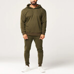 Code Urban Hoodie // Mid Khaki (Small)