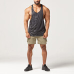 Code Split Stringer // Black (Small)