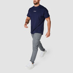 Bodybuilding Tee // Navy (Small)