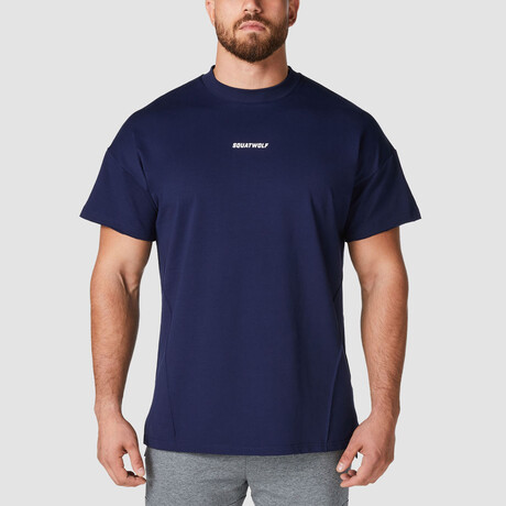 Bodybuilding Tee // Navy (Small)