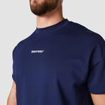 Bodybuilding Tee // Navy (Small)