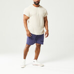 Golden Era Waffle Short Sleeve Top // Gray Morn (Small)