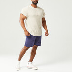 Golden Era Waffle Short Sleeve Top // Gray Morn (Small)