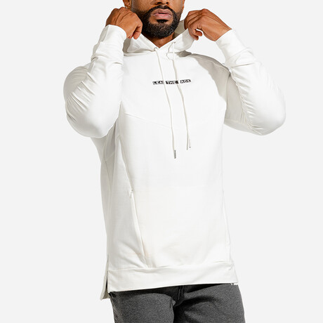 Statement Hoodie // Pearl White (Small)