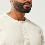 Golden Era Waffle Short Sleeve Top // Gray Morn (Small)