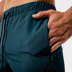 Limitless 2 In 1 Shorts // Teal (Medium)