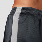 Hybrid Performance 2-in-1 Shorts // Charcoal (Small)