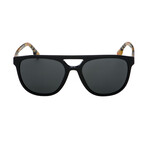 Burberry // Men's Foxcote Square Sunglasses // Black + Gray