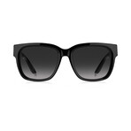 Givenchy // Women's Oversize Square Sunglasses // Black + Dark Gray