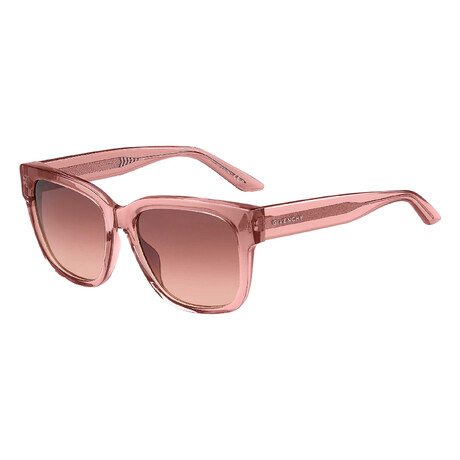 Givenchy // Women's Oversize Square Sunglasses // Pink + Brown Pink
