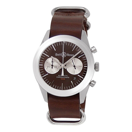 Bell & Ross Officer Chronograph Automatic // BR126-94-SP // Pre-Owned