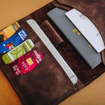 Passport Wallet // Dark Brown